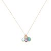 Collier Tiffany 
Co  en or jaune, améthyste et turquoise - 00pp thumbnail