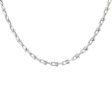 Collar Tiffany 
Co HardWear modelo pequeño de plata