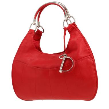 Sac à main Dior  61 en cuir rouge