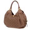 Bolso de mano Louis Vuitton  L en cuero mahina color topo - 00pp thumbnail