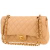 Chanel  Timeless medium model  handbag  in beige quilted grained leather - 00pp thumbnail