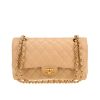 Chanel  Timeless medium model  handbag  in beige quilted grained leather - 360 thumbnail