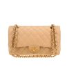 Sac à main Chanel  Timeless moyen modèle  en cuir grainé matelassé beige - 360 thumbnail