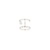 Repossi Serti Sur Vide ring in white gold and diamond - 360 thumbnail