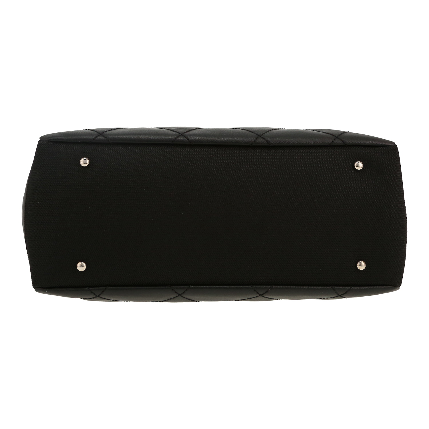 Shopping bag Chanel   in tela nera - Detail D1