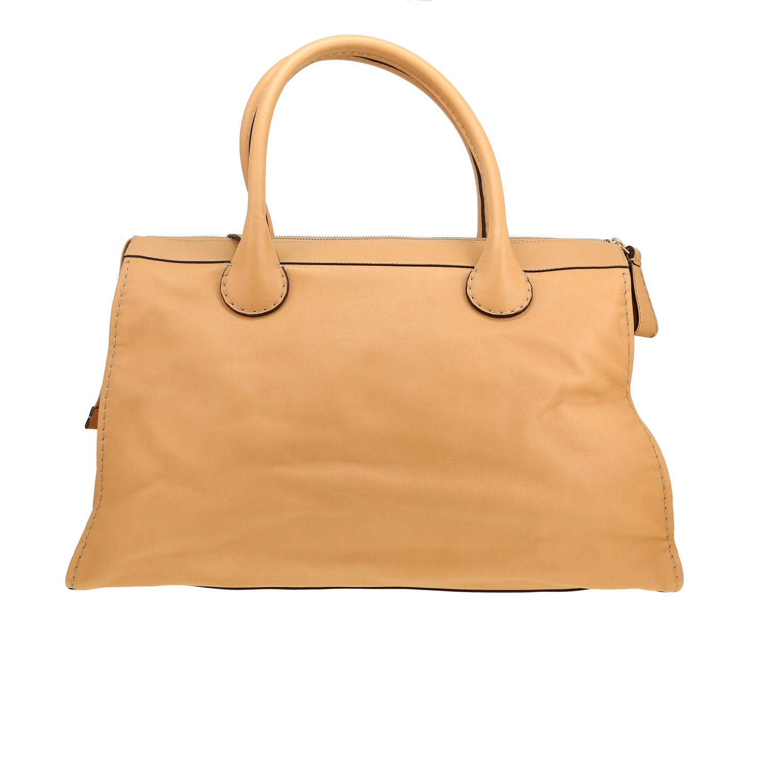 Borsa da viaggio Chloé  Edith in pelle beige - Detail D4