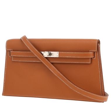 Hermès  Kelly Elan handbag  in gold Veau Madame