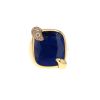 Bague Pomellato Ritratto moyen modèle en or rose, lapis-lazuli et diamants bruns - 360 thumbnail