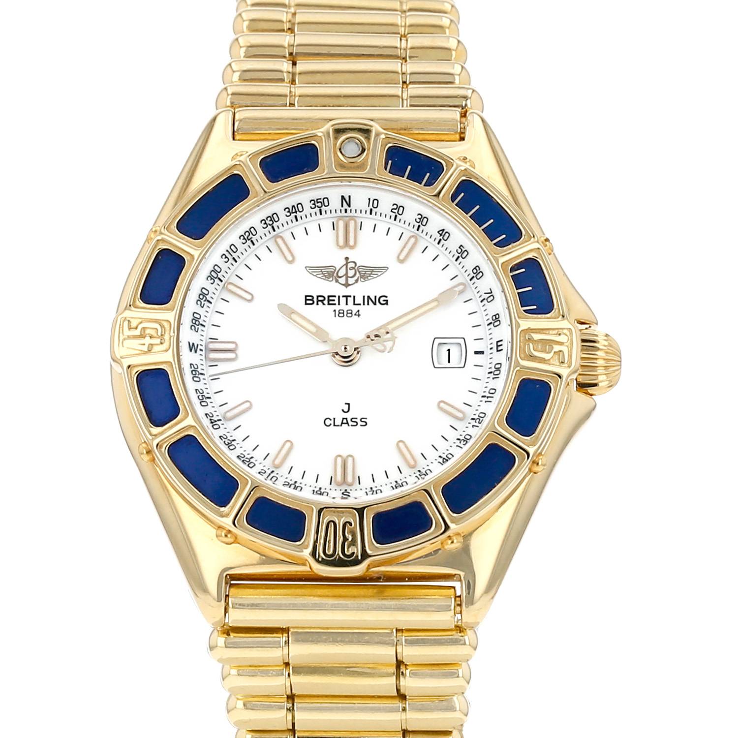 Reloj Breitling Lady J Class de oro amarillo Circa 1993