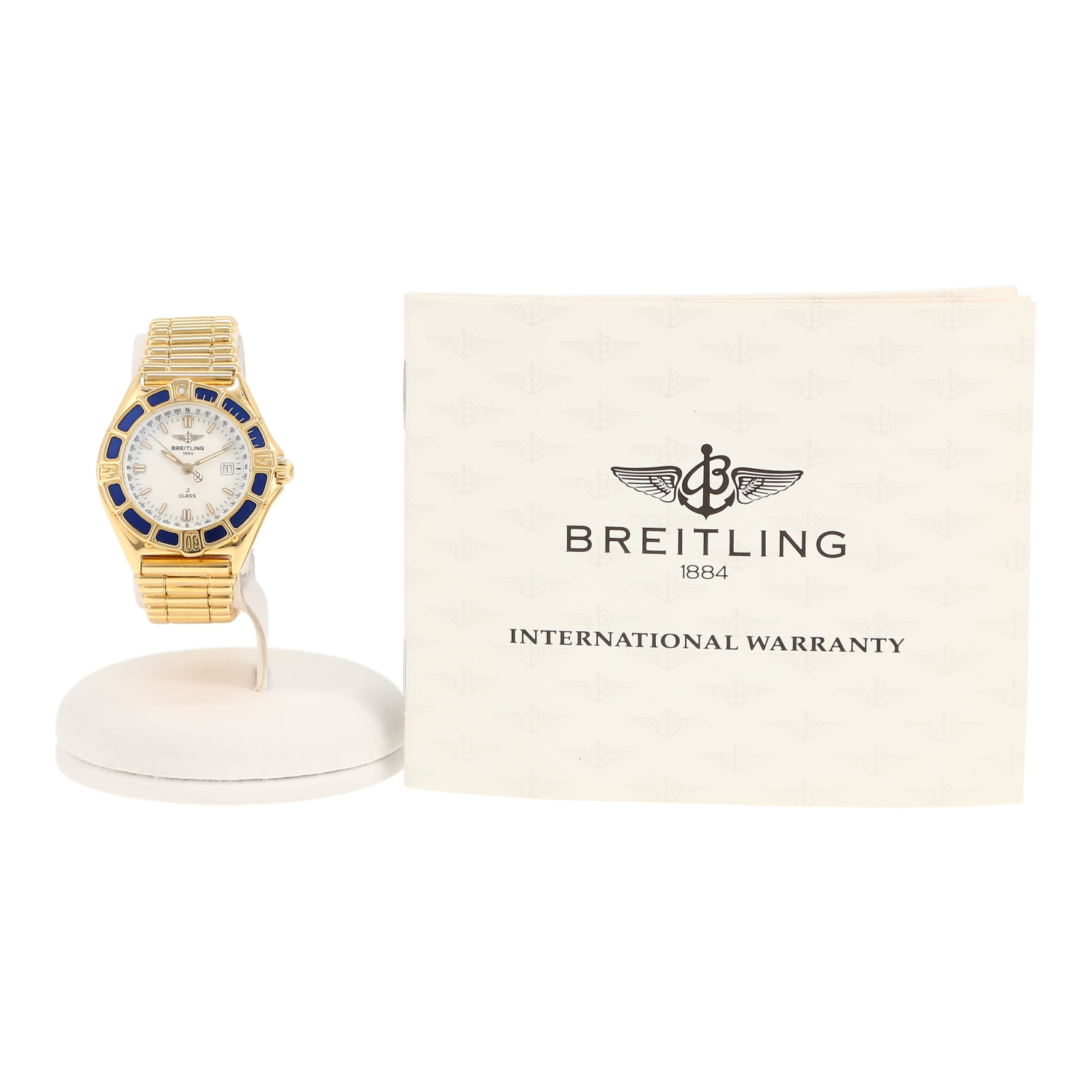 Montre Breitling Lady J Class en or jaune Ref : K52063 Vers 1993