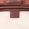 Borsa a tracolla Gucci  Jackie in tela "sûpreme GG" bordeaux e pelle bordeaux - Detail D2 thumbnail