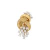 Broche années 1960 Cartier Paris en or jaune et diamants - 00pp thumbnail