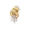 Broche années 1960 Cartier Paris en or jaune et diamants - 360 thumbnail