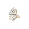 Bague Vintage  en or jaune 14k et diamants - 00pp thumbnail