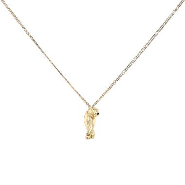 Collier Cartier Panthère en or jaune, tsavorites et onyx