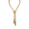 Collier négligé années 1950 Vintage par Georges Lenfant en or jaune et diamants - 00pp thumbnail