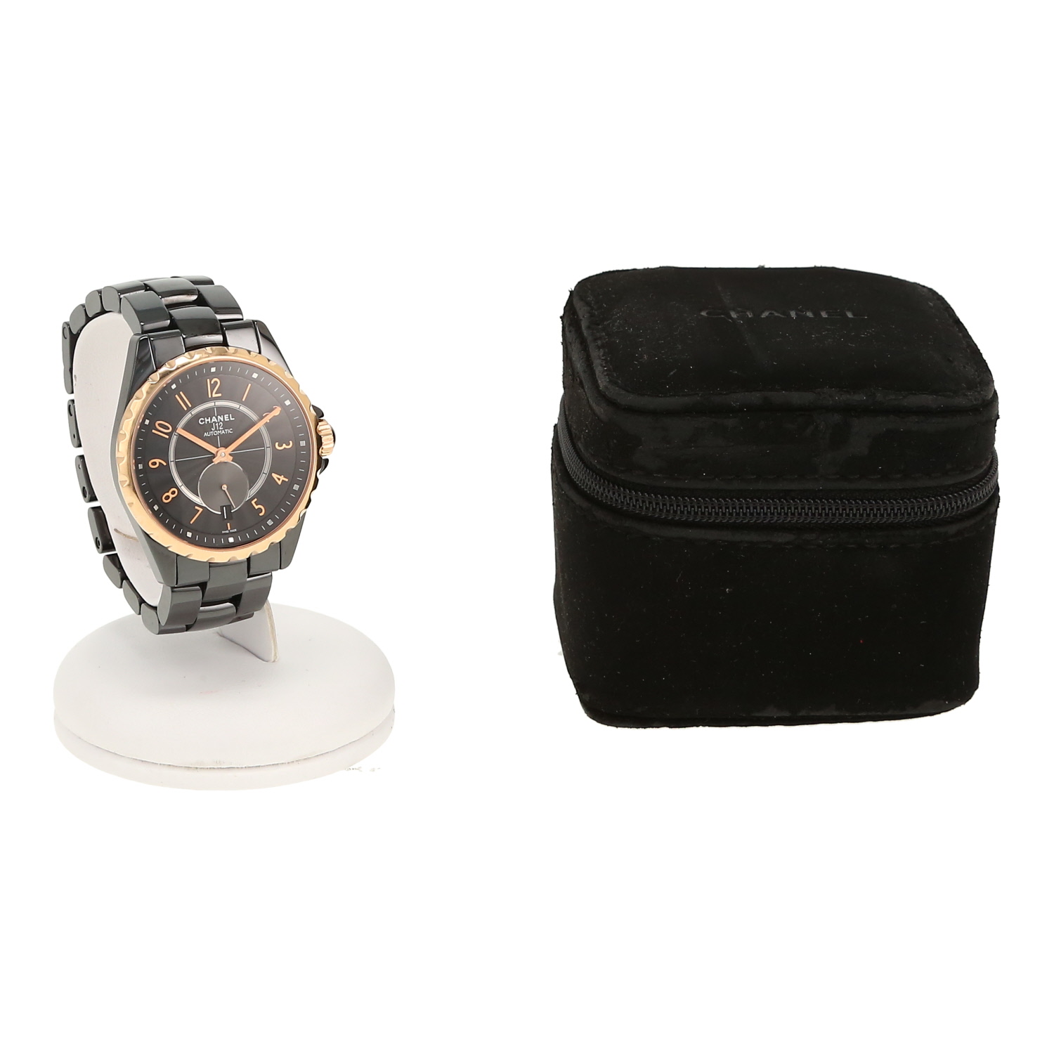 Reloj Chanel J12 de cerámica y oro rosa Ref: Chanel - H3838  Circa 2010 - Detail D2