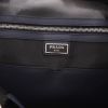 Prada   briefcase  in navy blue leather - Detail D2 thumbnail