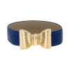 Bracelet Boucheron  en or jaune et cuir - 00pp thumbnail