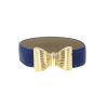 Bracelet Boucheron  en or jaune et cuir - 360 thumbnail