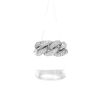 Anello flessibile Pomellato  in oro bianco e diamanti - 360 thumbnail