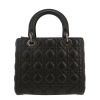 Borsa Dior  Lady Dior in pelle cannage nera - Detail D4 thumbnail