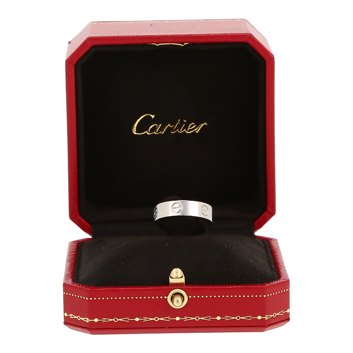 Cartier Love ring in white gold, size 54 - Detail D2