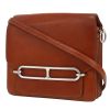 Hermès  Roulis shoulder bag  in gold Barenia leather - 00pp thumbnail