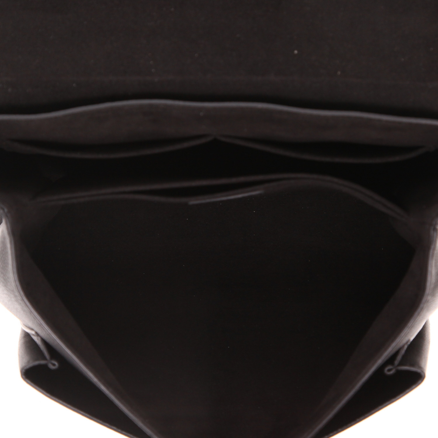 Bolso de mano Louis Vuitton  Lockme en cuero taurillon clémence negro - Detail D3