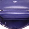 Borsa a tracolla Chanel  Wallet on Chain in pelle trapuntata blu - Detail D3 thumbnail