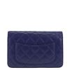 Borsa a tracolla Chanel  Wallet on Chain in pelle trapuntata blu - Detail D4 thumbnail