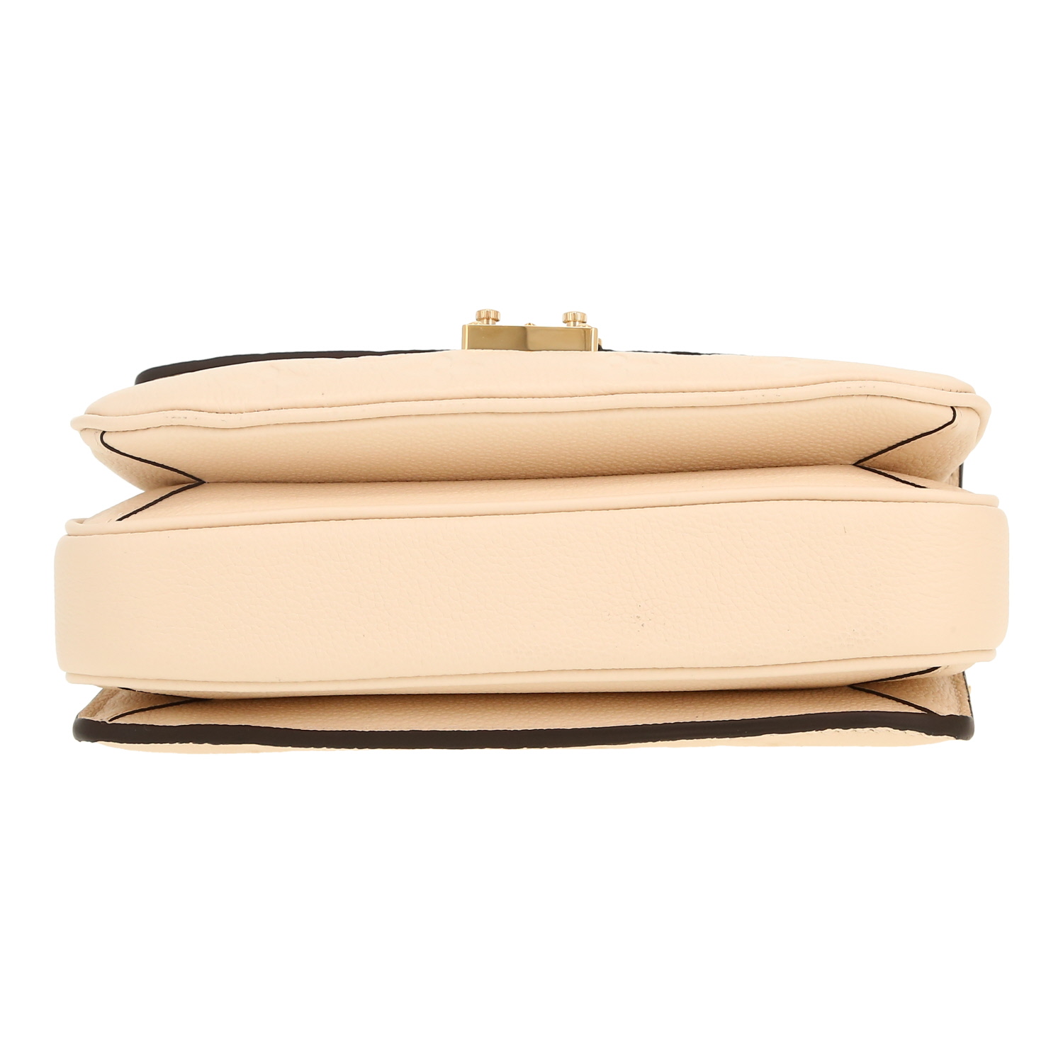 Louis Vuitton  Métis East West shoulder bag  in cream color empreinte monogram leather - Detail D1