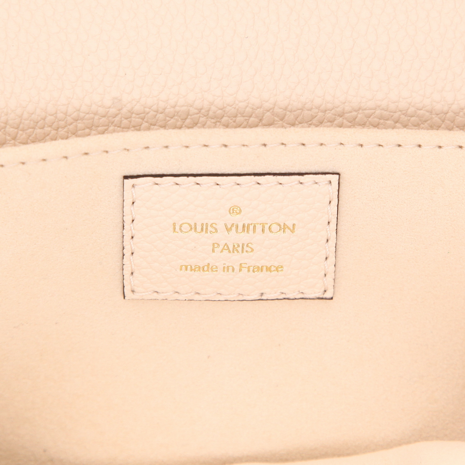 Borsa a tracolla Louis Vuitton  Métis East West in pelle monogram con stampa color crema - Detail D2
