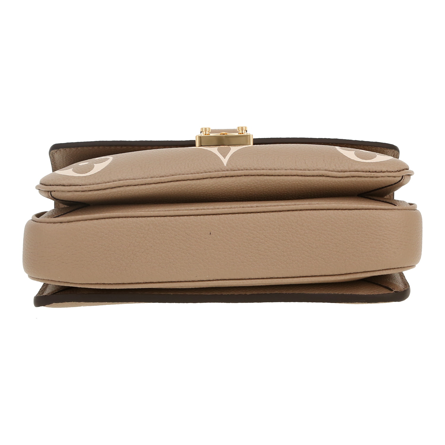 Louis Vuitton  Métis East West shoulder bag  in taupe empreinte monogram leather - Detail D1