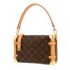 Bolso bandolera Louis Vuitton  Soft Trunk en lona Monogram marrón y cuero natural - Detail D4 thumbnail