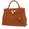 Hermès  Kelly 32 cm handbag  in gold togo leather - 00pp thumbnail