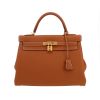 Hermès  Kelly 32 cm handbag  in gold togo leather - 360 thumbnail
