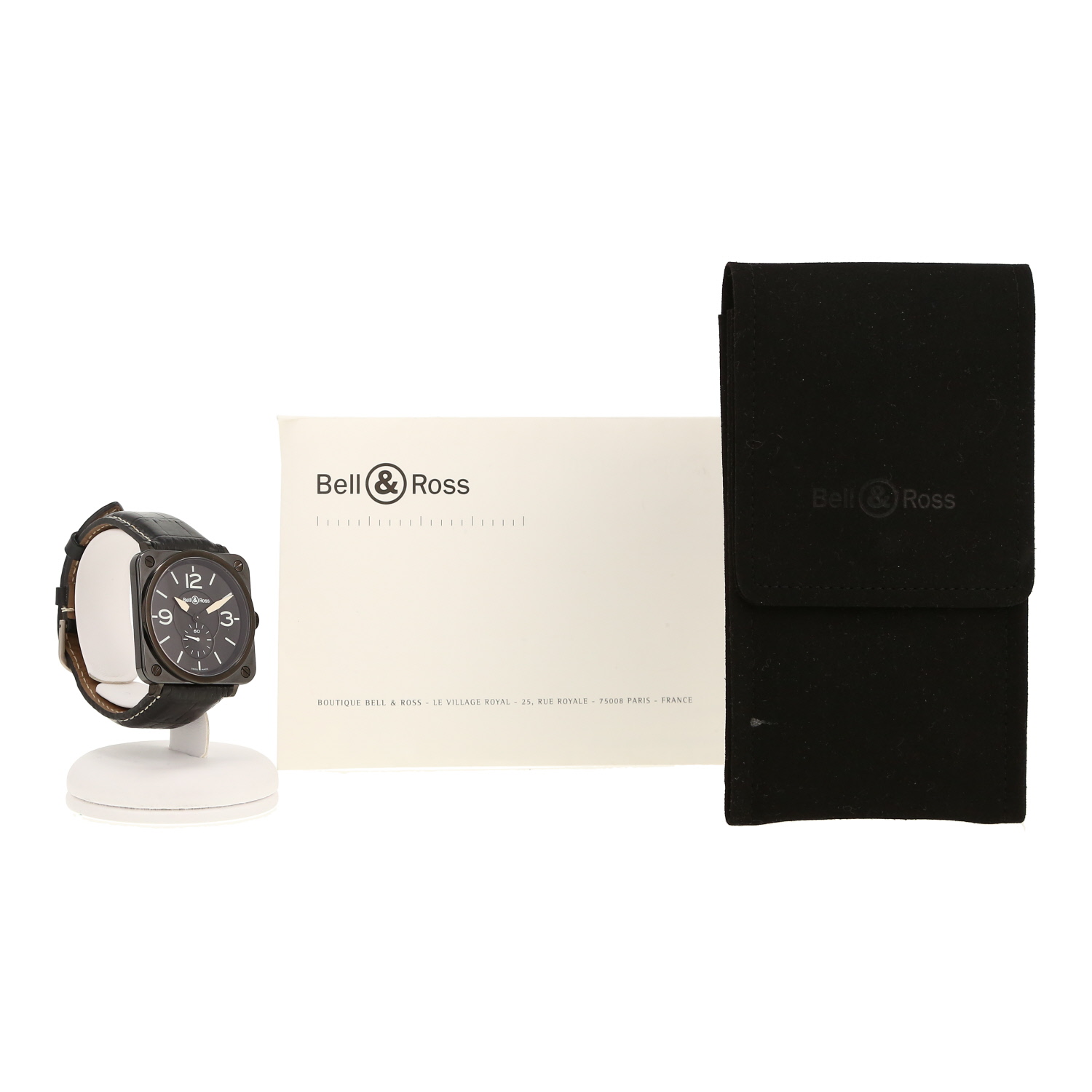 Orologio Bell & Ross BRS98 in ceramica nera Ref : BRS98 Circa 2010