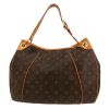 Bolso de mano Louis Vuitton  Galliera en lona Monogram marrón y cuero natural - Detail D4 thumbnail