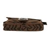Borsa Fendi  Baguette in tela marrone e pelle marrone - Detail D1 thumbnail