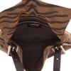 Fendi  Baguette handbag  in brown canvas  and brown leather - Detail D3 thumbnail
