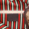 Bolso de mano Gucci   en tejido "sûpreme GG" beige y cuero marrón - Detail D2 thumbnail