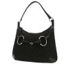 Gucci  Mors handbag  in black "sûpreme GG" canvas  and black leather - 00pp thumbnail