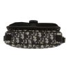 Sac bandoulière Dior  8 en toile monogram Oblique bleue et grise et toile noire - Detail D1 thumbnail