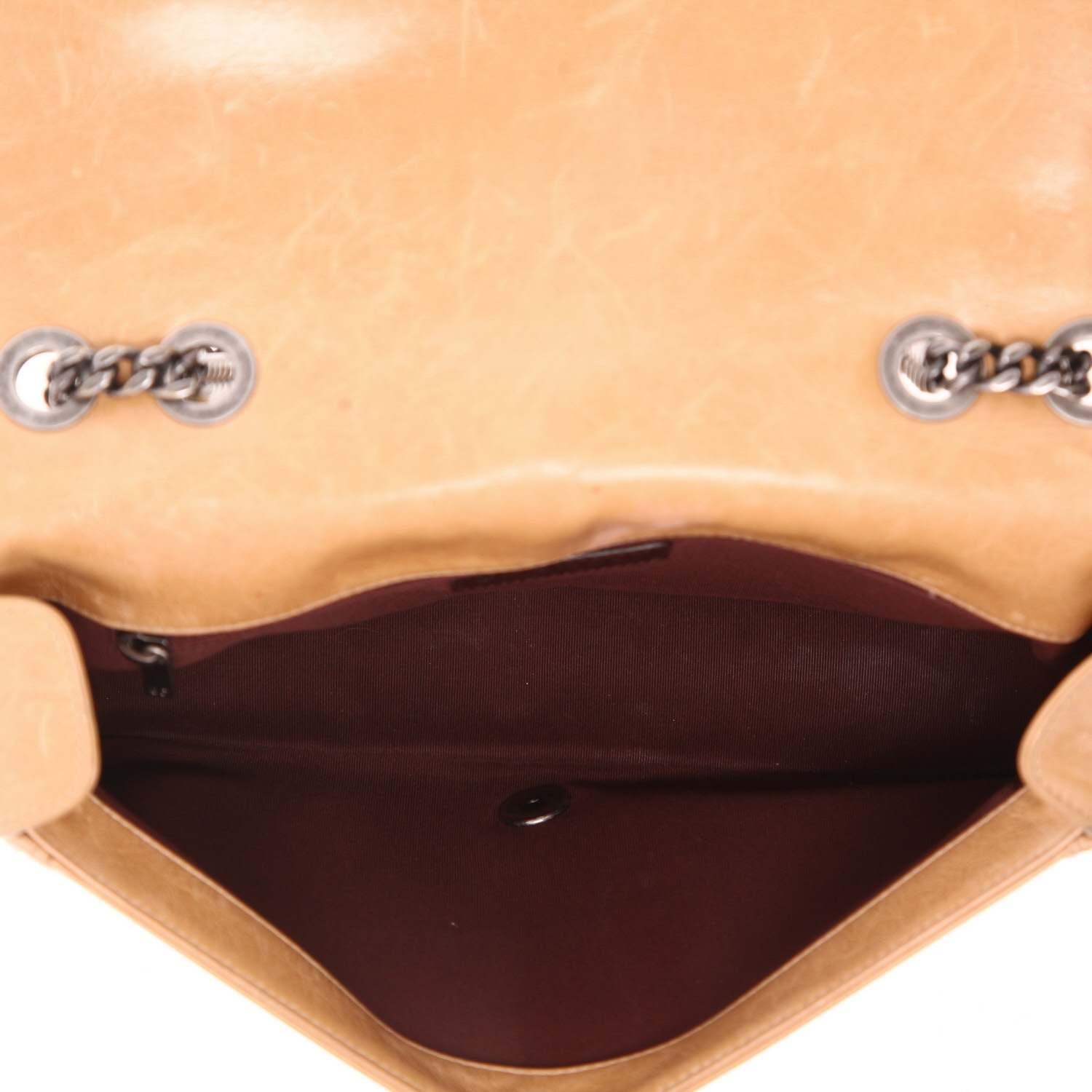 Borsa a tracolla Chanel  Coco Boy in pelle trapuntata beige - Detail D3
