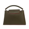 Sac à main Louis Vuitton  Capucines en cuir taurillon clémence vert-kaki - Detail D4 thumbnail