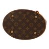 Louis Vuitton  Bucket handbag  in brown monogram canvas  and natural leather - Detail D1 thumbnail