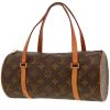 Bolso de mano Louis Vuitton  Papillon en lona Monogram marrón y cuero natural - 00pp thumbnail