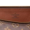 Borsa Louis Vuitton  Papillon in tela monogram marrone e pelle naturale - Detail D2 thumbnail