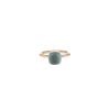 Pomellato Nudo Petit ring in pink gold, white gold and topaz - 360 thumbnail